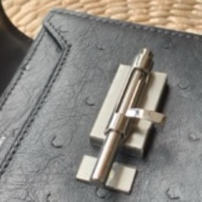 wholesale quality hermes verrou 17 osrrich noir phw